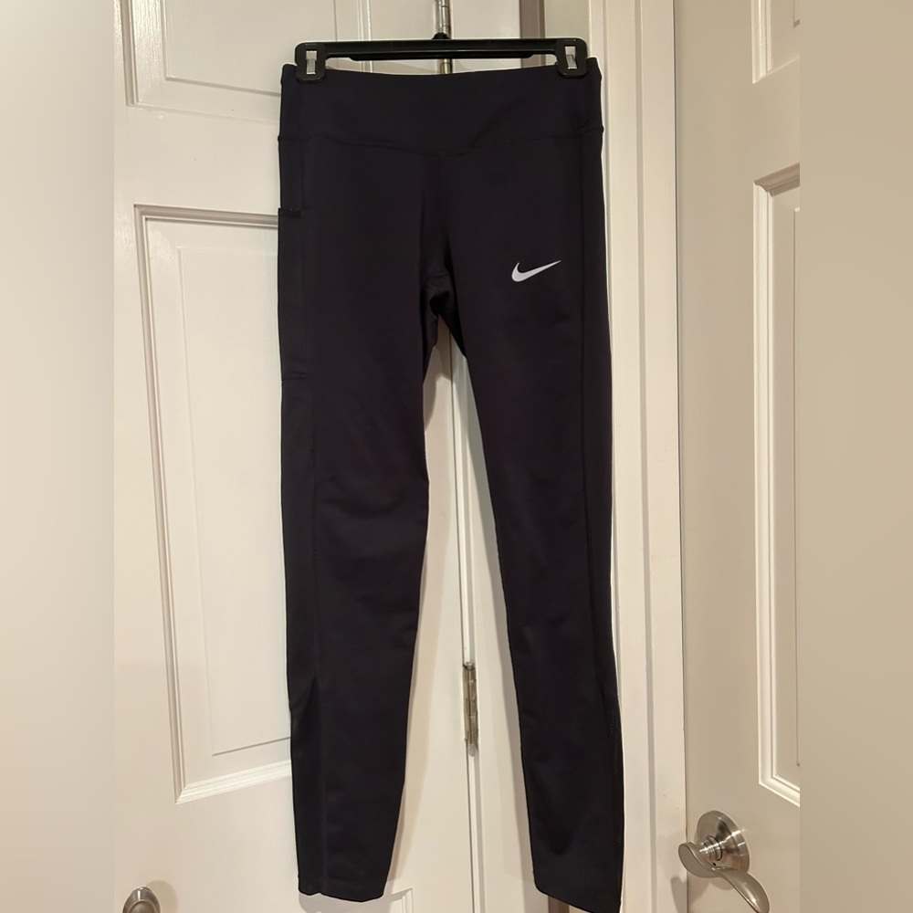Black nike leggings, full length, size XS